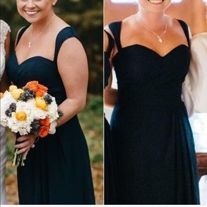 Navy blue formal dress